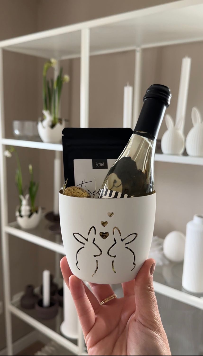 Teelicht mit Secco und Schoki