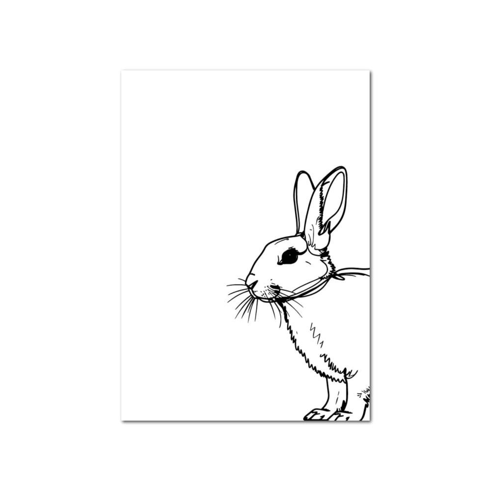 Postkarte | Hase