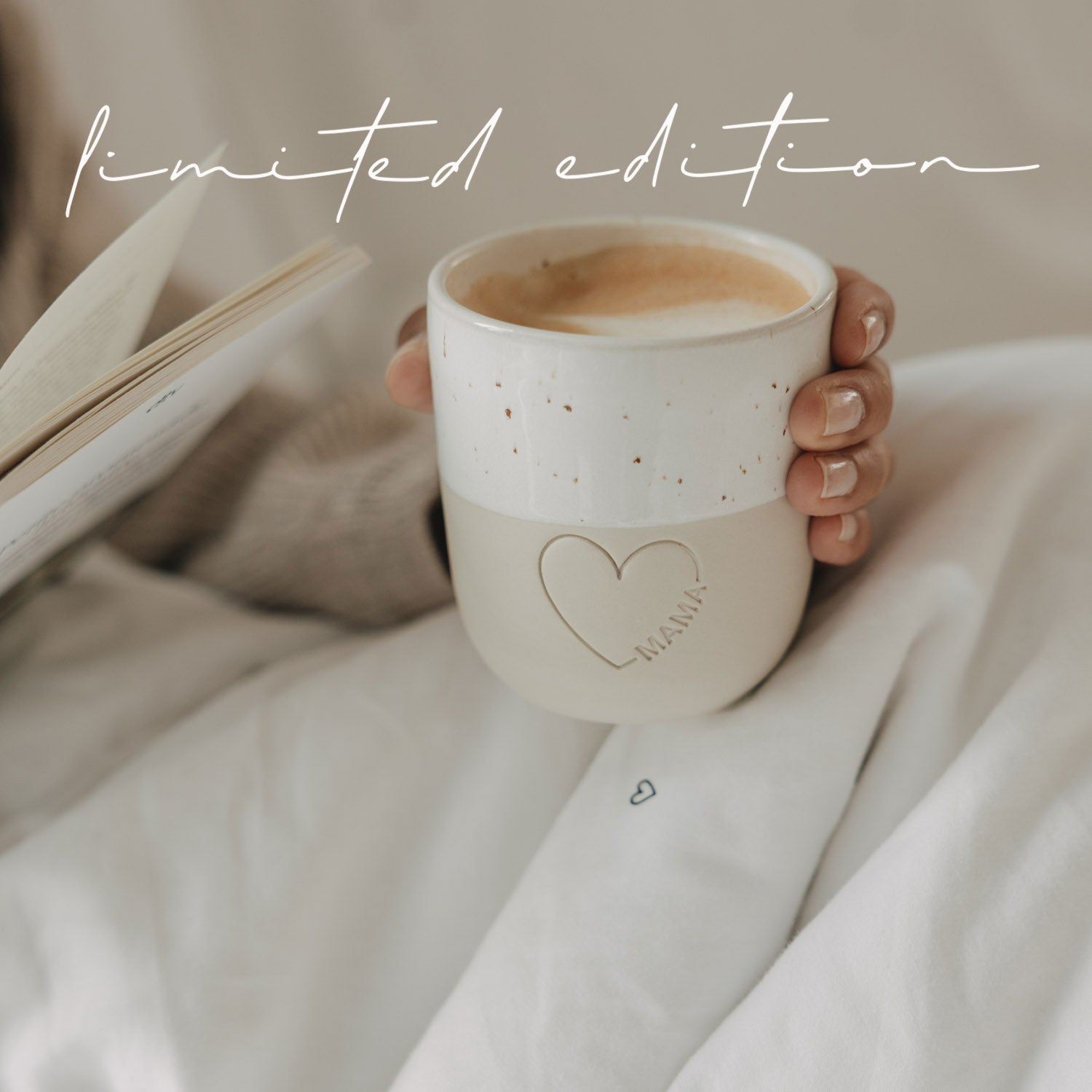 Limitierter Becher großes Herz Mama
