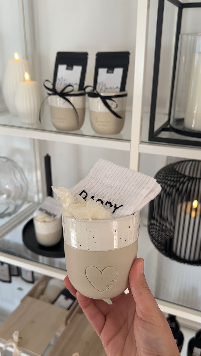 Becher Papa mit Socken