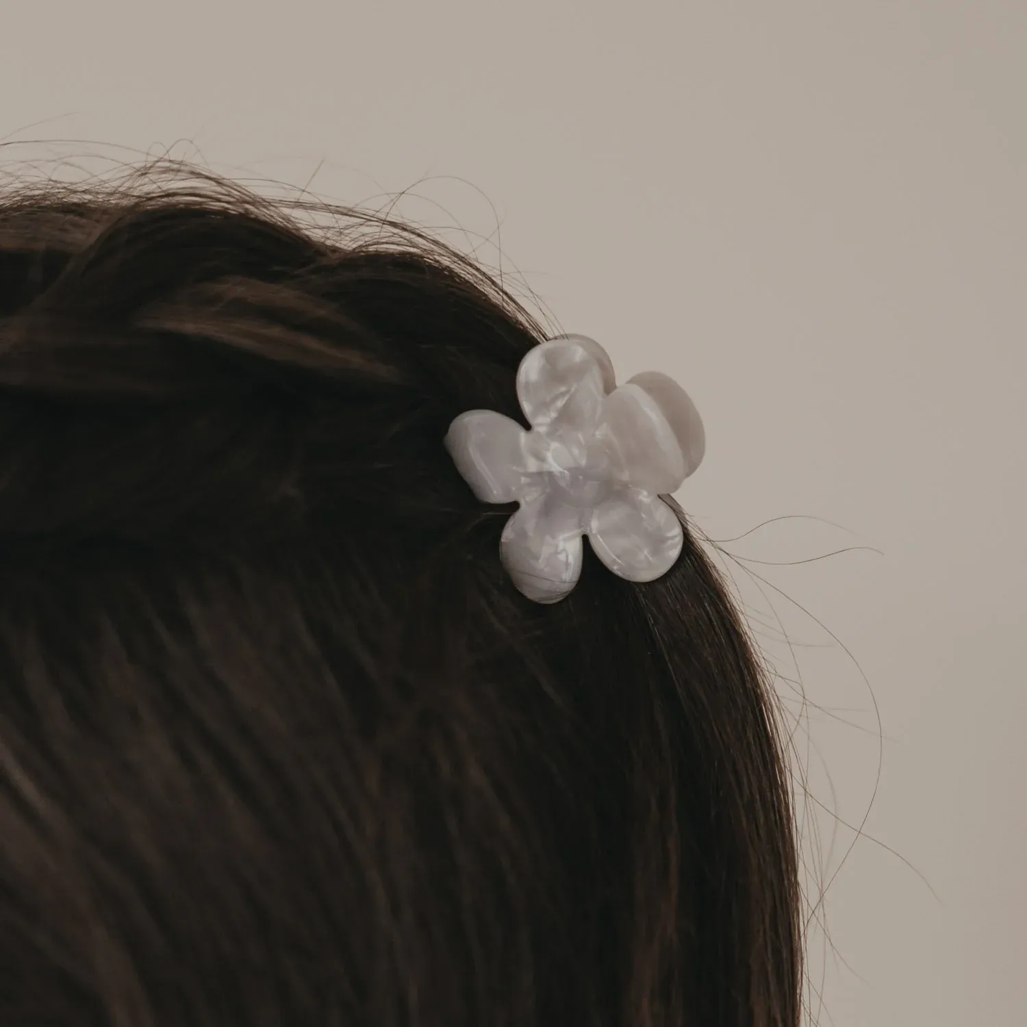 Haarspange Blume Pearl