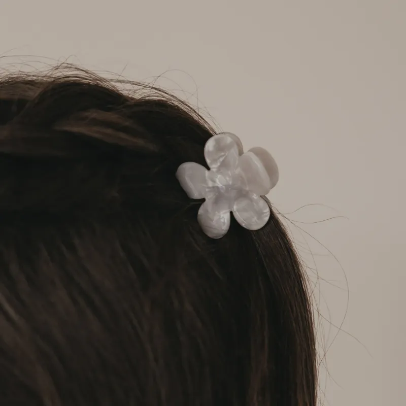 Haarspange Blume Pearl