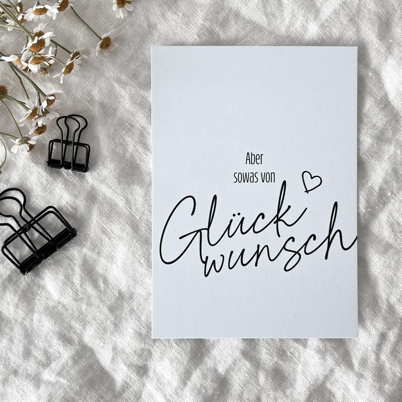 Postkarte | Glückwunsch