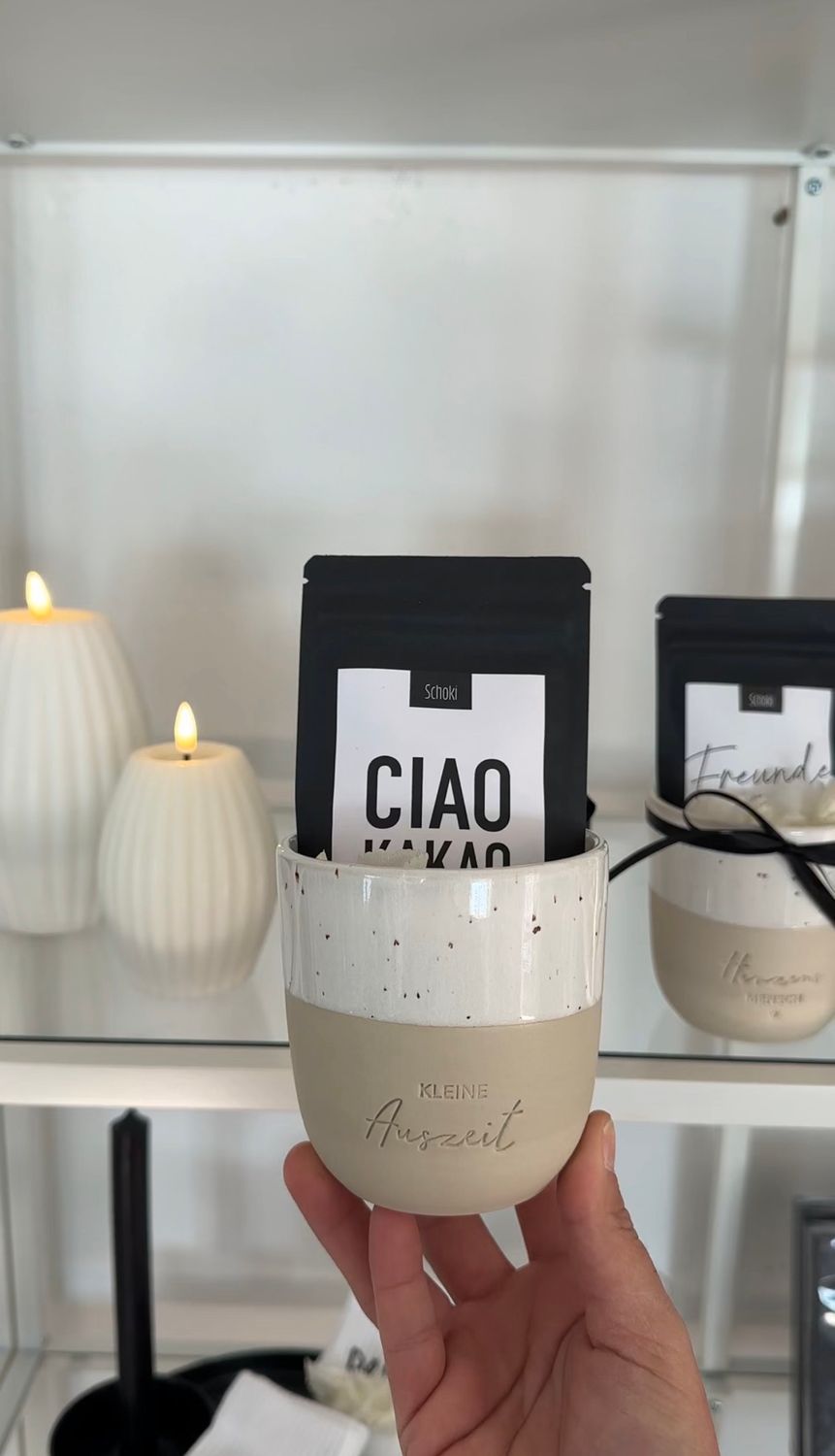 Becher Auszeit mit Schoki