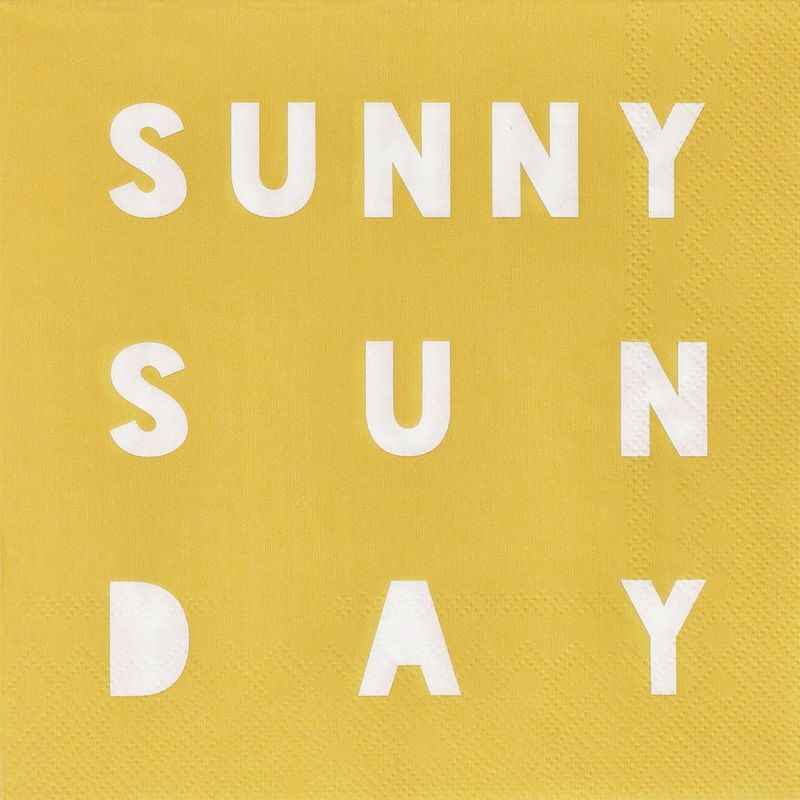 LUNCHSERVIETTEN "SUNNY SUNDAY"