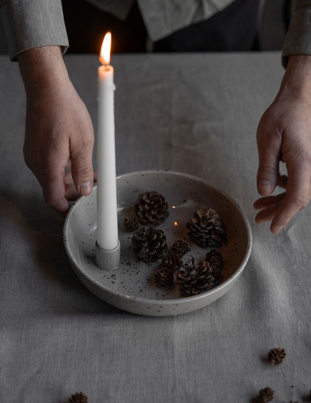LIDATORP Large nature candlestick