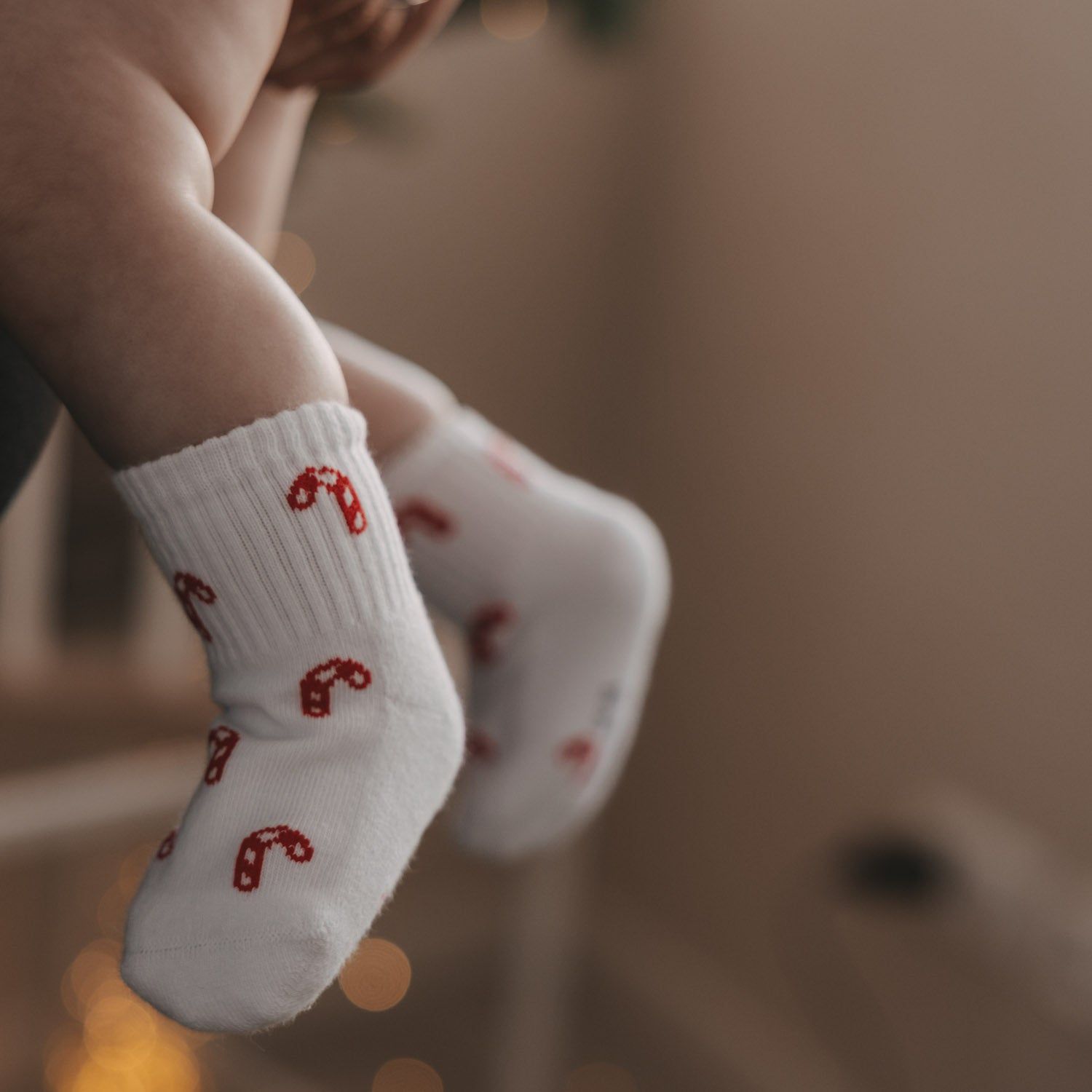 Babysocken Allover Zuckerstangen 16-18