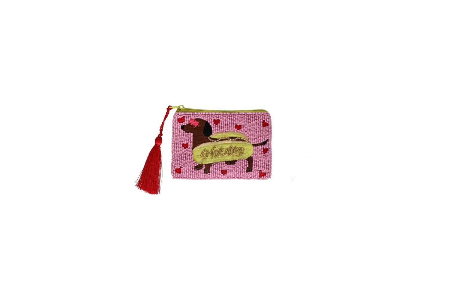 KOSMETIKTASCHE MOTIV: HOT DOG, ROSA