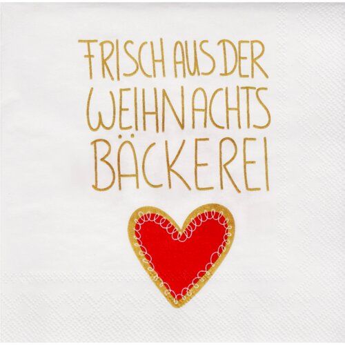 COCKTAILSERVIETTEN Frisch aus der Weihnachts...