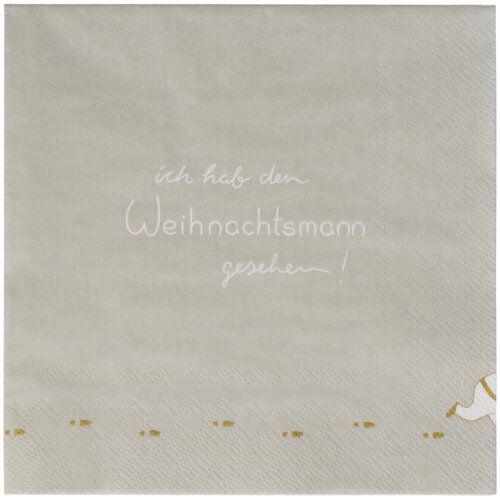 SERVIETTEN Ich hab den Weihnachtsmann ...