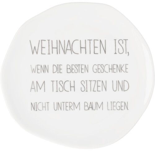 Kleiner Teller Weihnachten ist wenn die besten