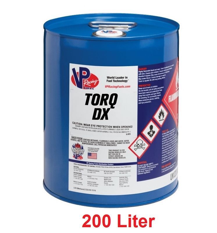 VP Racing Fuel TORQ DX (Drum 200ltr)
