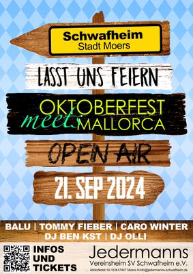 Oktoberfest meets Mallorca EARLY BIRD TICKET 10%