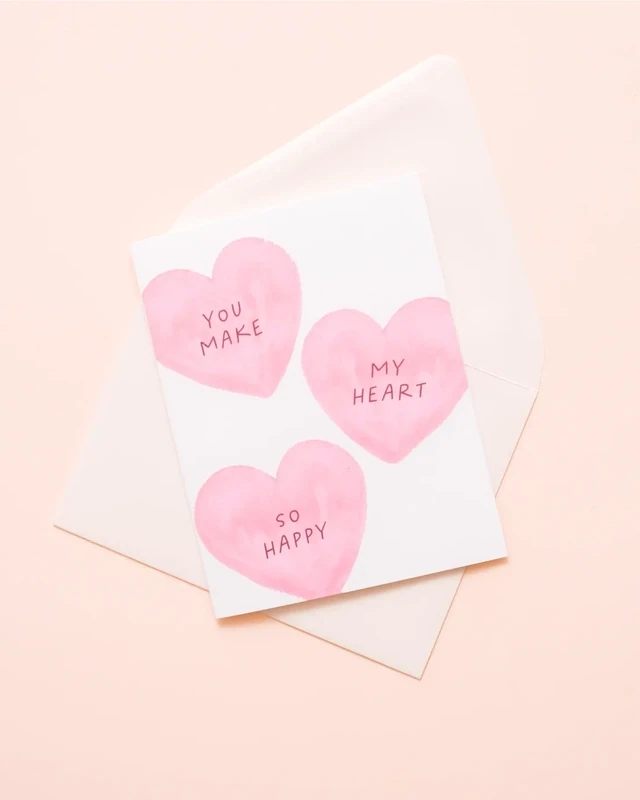 Happy Heart Greeting Card