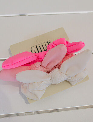 Pink Ombre Athletic Scrunchie Pack