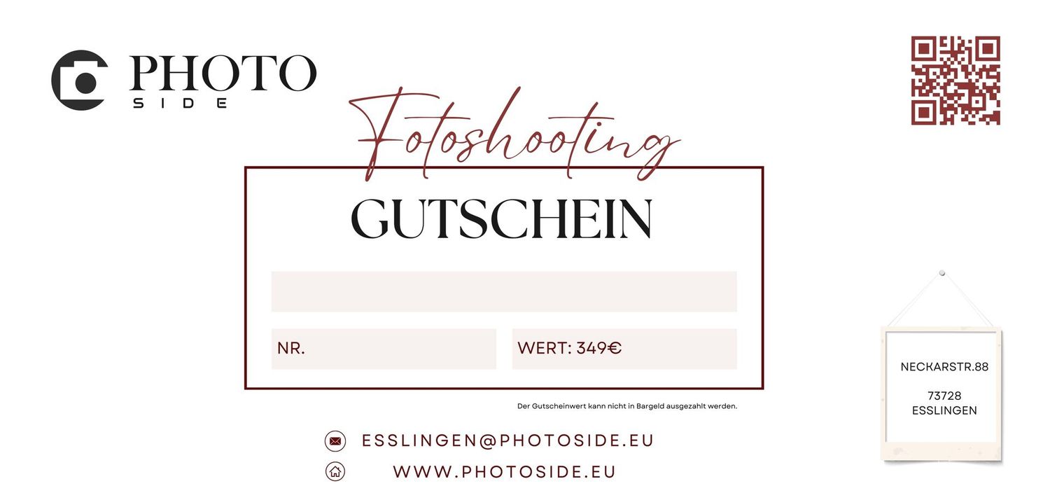 Fotoshooting Wertgutschein Outdoorshooting