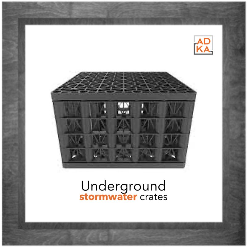 Underground Stormwater Crates - $9 per cubic feet with installation - MAXIMIZE SELLABLE SPACE