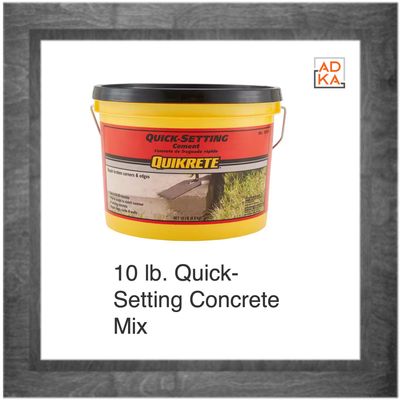 10 lb. Quick-Setting Concrete Mix