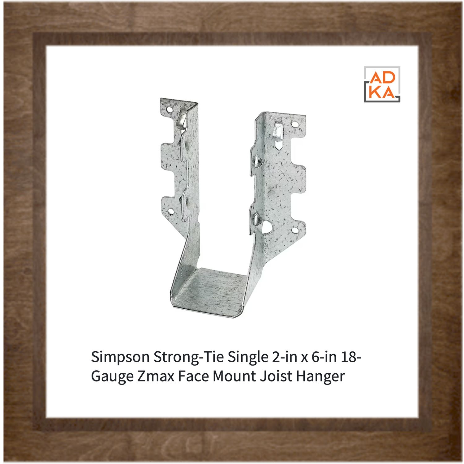 Simpson Strong-Tie Single 2-in x 6-in 18-Gauge Zmax Face Mount Joist Hanger