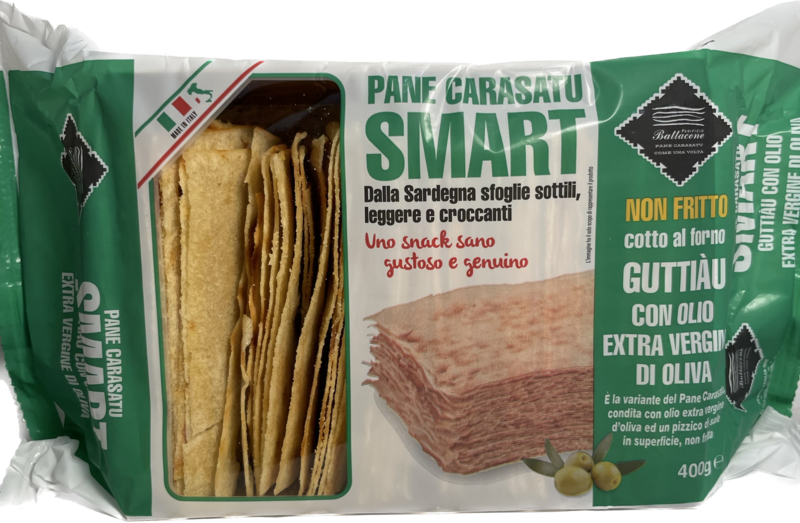 PANÉ CARASATU SMART GUTTIAU A L’HUILE D’OLIVE 400 GR