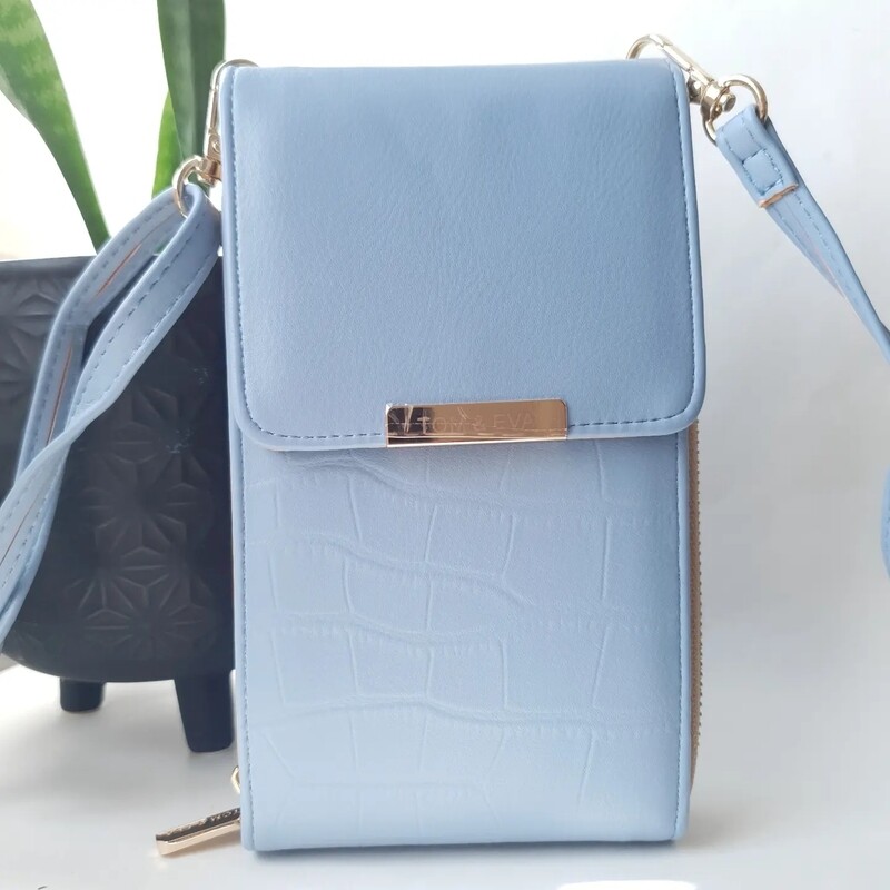 Pochette effet croco 