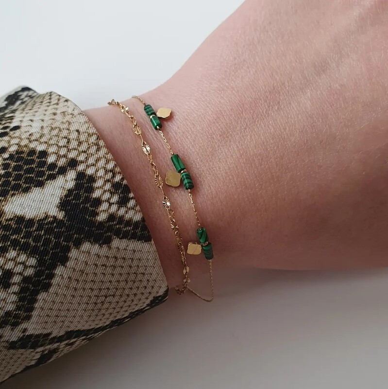 Bracelet fin doré 