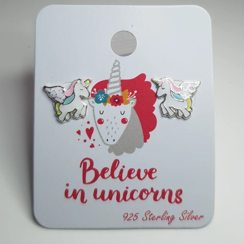 Clous d'oreilles licorne 