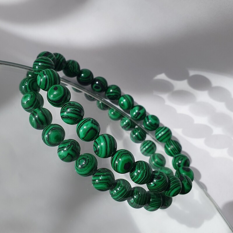 Bracelet malachite pierre naturelle 