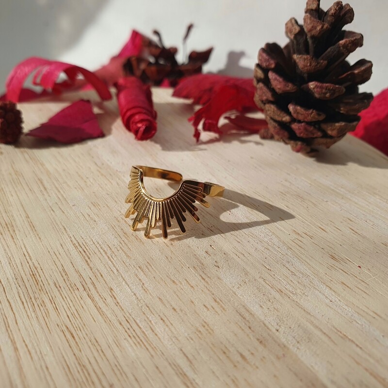 Bague demi soleil 