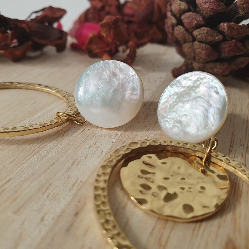 Boucles d'oreilles asymétrique 