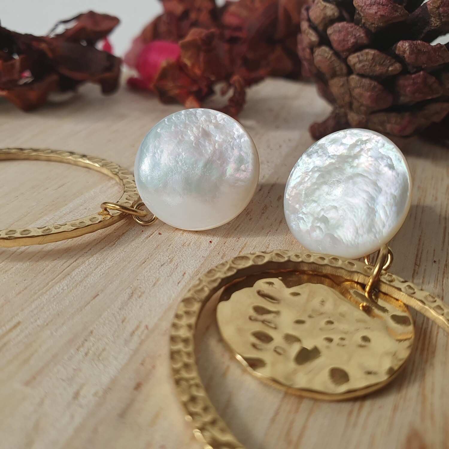 Boucles d'oreilles asymétrique 