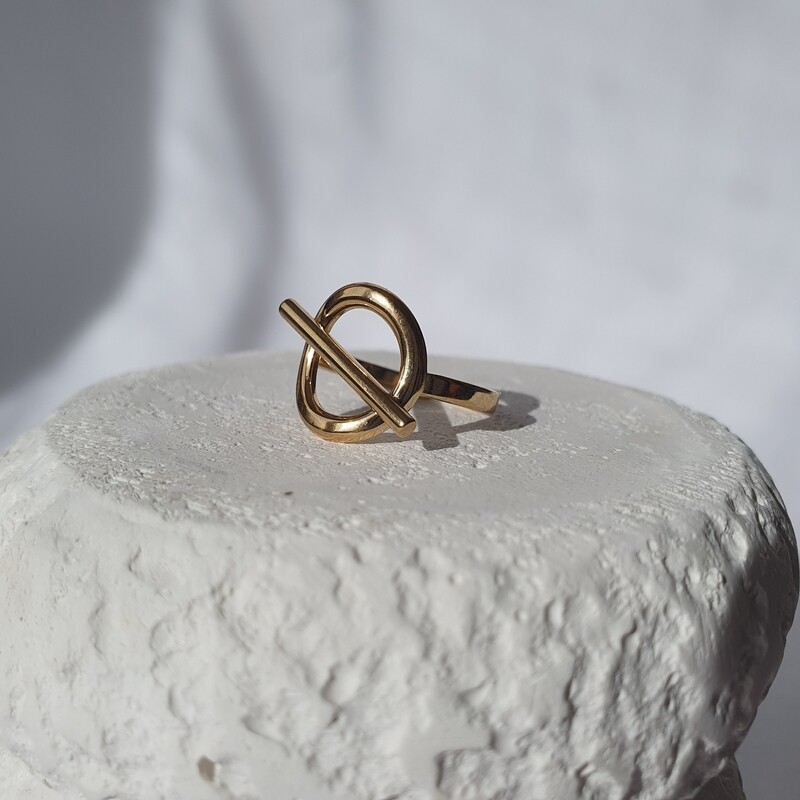 Bague rond barré 