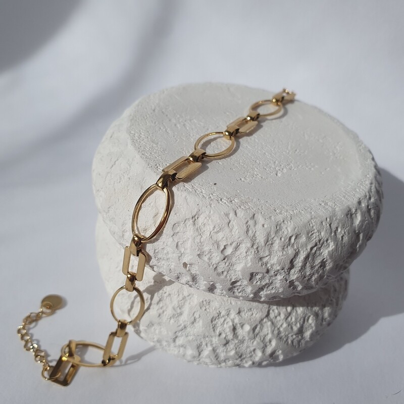 Bracelet formes ronde et carré 