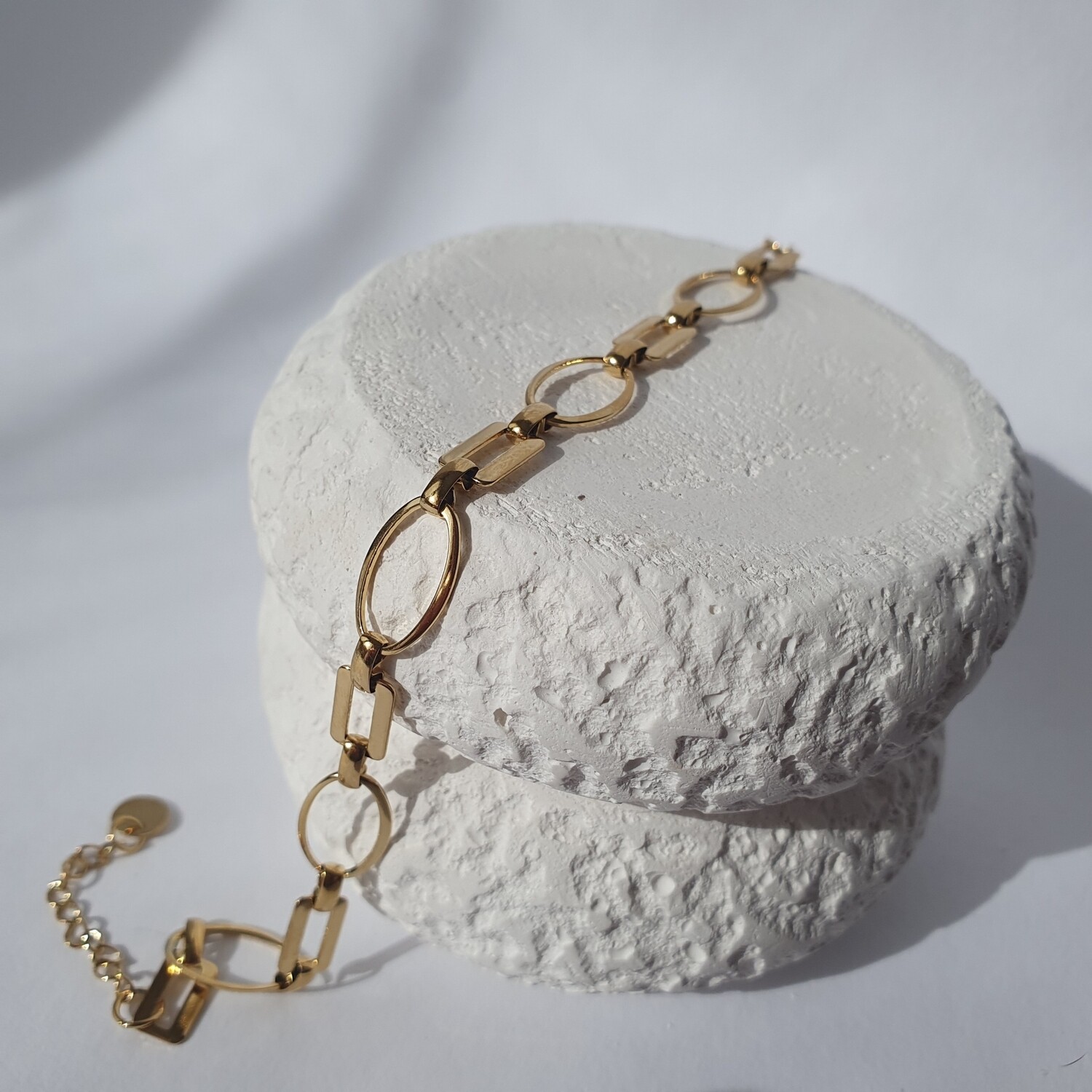Bracelet formes ronde et carré 