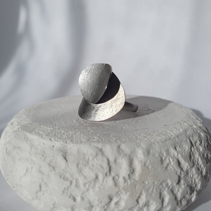 Bague brossé mate