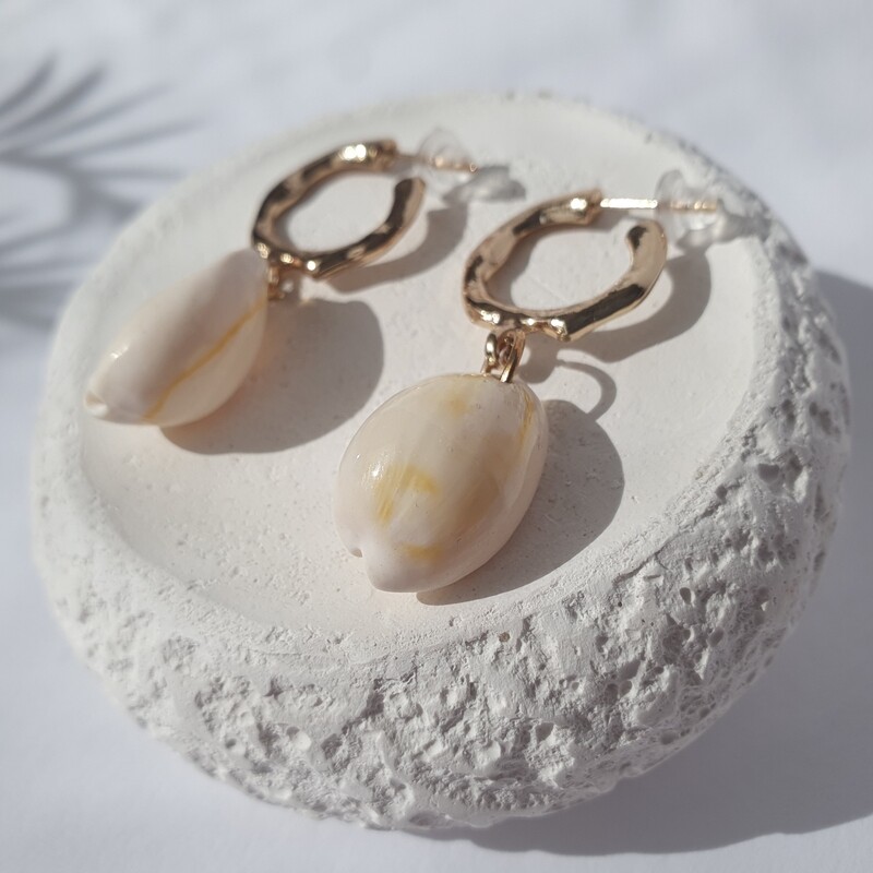 Boucles d'oreilles coquillage