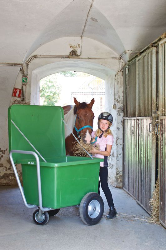 Futterwagen mit Deckel 330 Liter