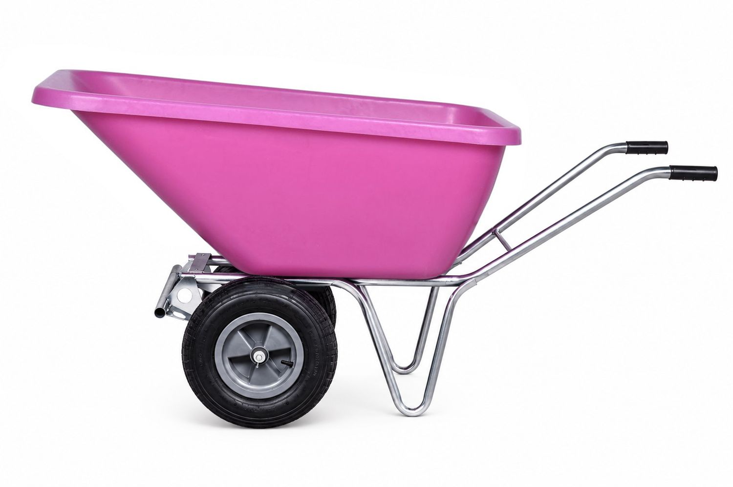 Profi Schubkarre 2-Rad - 200 Liter (starr) Pink