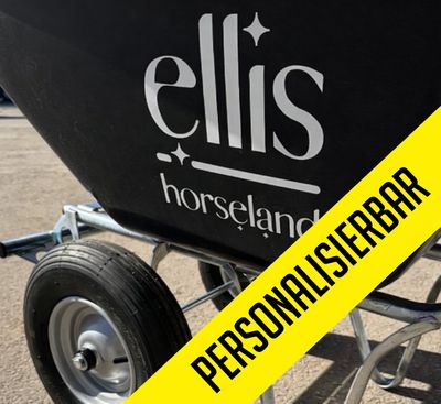 Personalisierbare Schubkarre mit Logo oder Wunschname