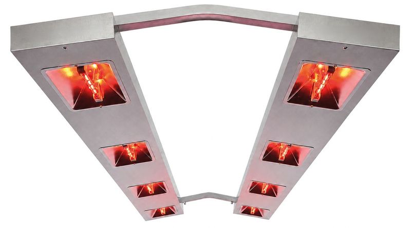 Pferde-Solarium 2 Reihen 8x150 Watt