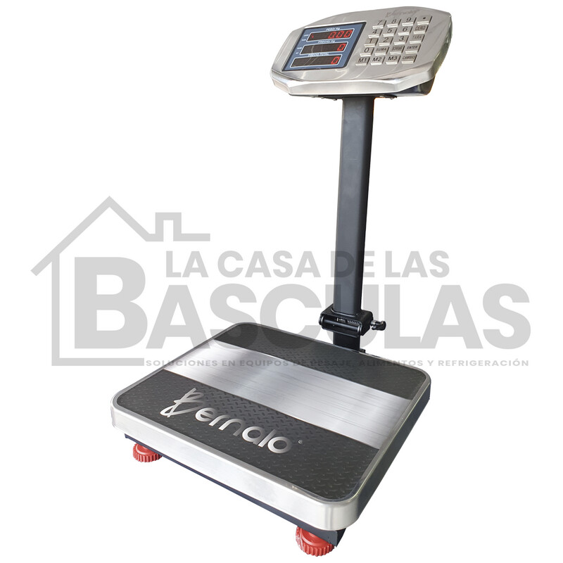 BASCULA DE PEDESTAL ACERO 60KG BERNALO