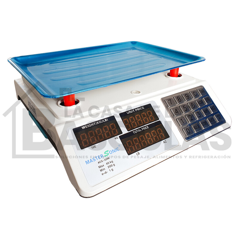 BASCULA DE MESA MASTER SONIC 40KG