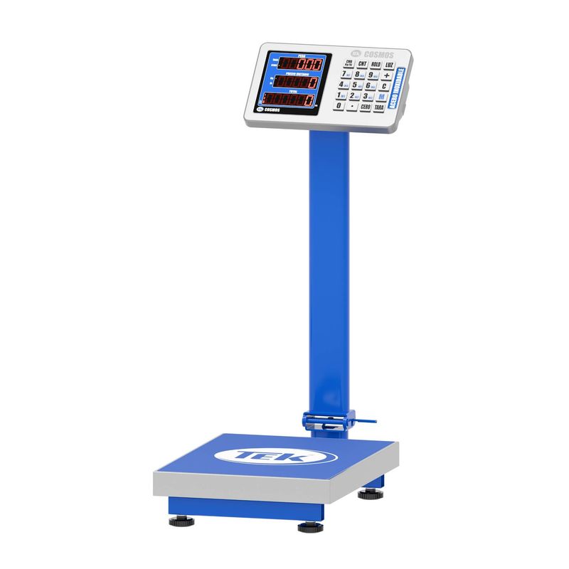 BÁSCULA  PEDESTAL  TEK ACERO 200KG