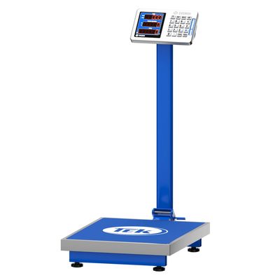 BÁSCULA PEDESTAL TEK ACERO  300KG