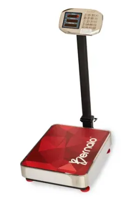 BÁSCULA PEDESTAL BERNALO ACERO 600KG