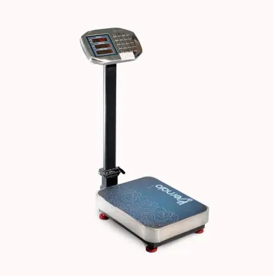 BÁSCULA PEDESTAL BERNALO ACERO 150KG