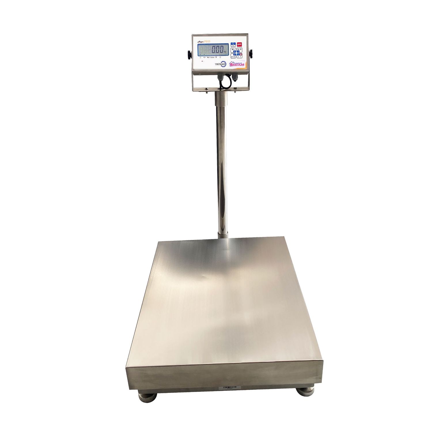 BÁSCULA PEDESTAL ACERO TRUMAX 600KG BÁSCULA PEDESTAL ACERO TRUMAX 600KG