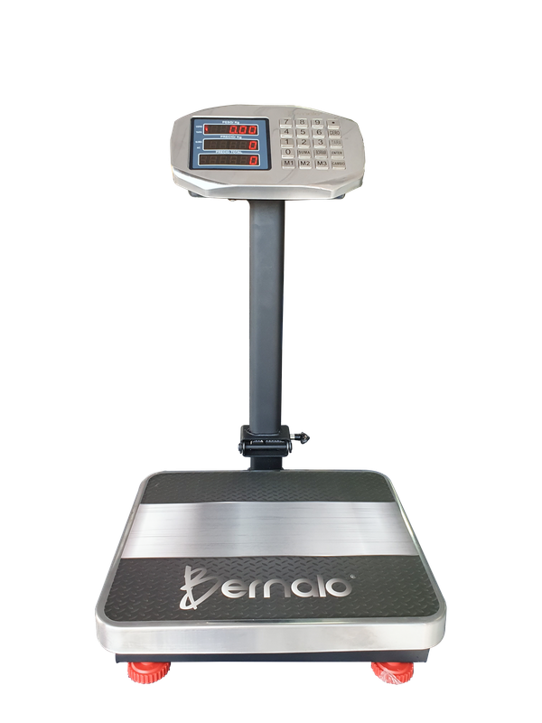 BÁSCULA PEDESTAL EN ACERO 60KG