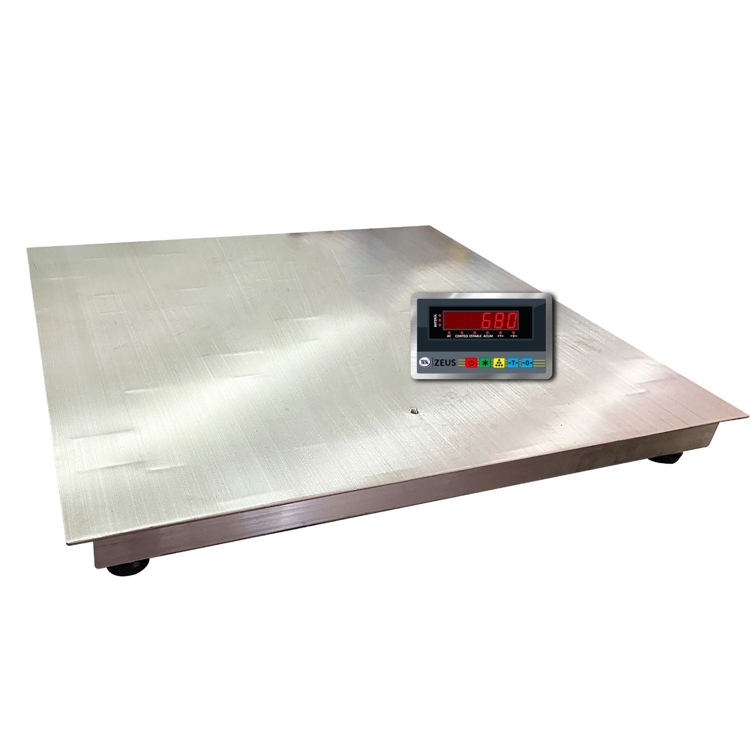 ​BÁSCULA PLATAFORMA ACERO INOXIDABLE