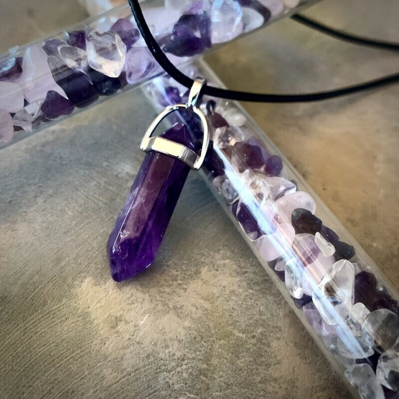 Amethyst  Heilsteinkette